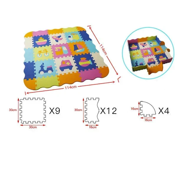 Animal Pattern Baby Play Mat Puzzle Toys For Kids Children EVA Foam Yoga Crawling Mats Floor Tapete Room Decor Baby Child Gifts