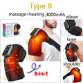 Electric Shoulder Heating Pad 3-Speed Vibration Muscle Relax Belt Thermal Massager Shoulder Neck Health Care Support Brace
