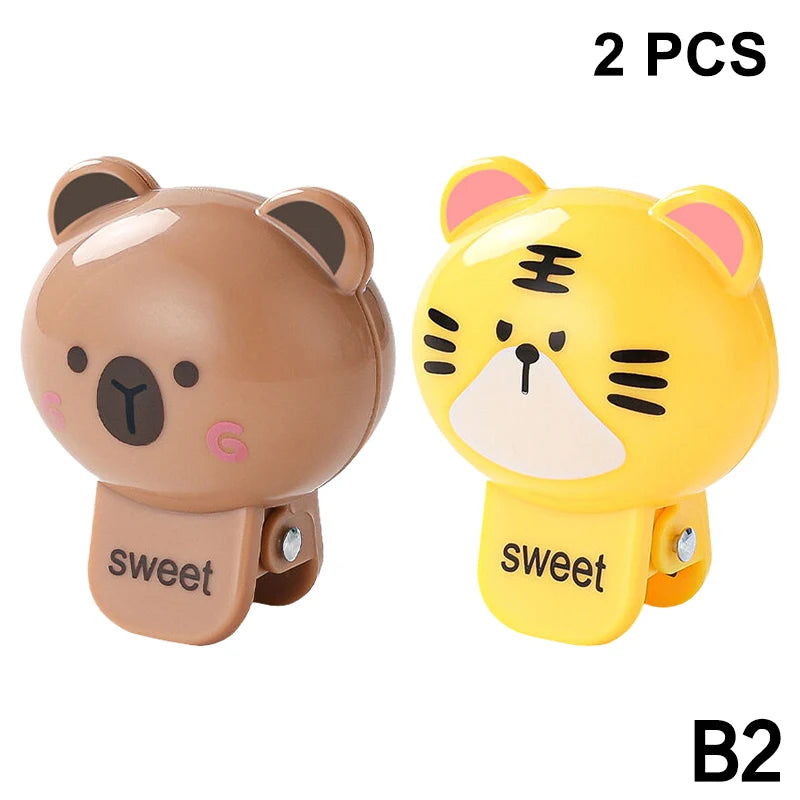 1/2pcs Animals Toothbrush Head Cover Clips Capibara Household Travel Portable Electric Toothbrush Dustproof Head Protector Cap