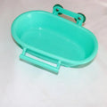1PC Bird Bath 22cm Long Bathtub Shape Feeding Bath Water Multi Functional Bath Box for Parrot Small Pet Supplies