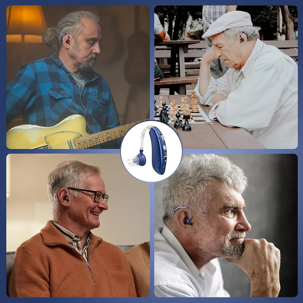 HeariRechargeable Hearing Aids for Seniors with Noise Cancelling,Hearing Loss Hearing Amplifiers,Digital Hearing Aids