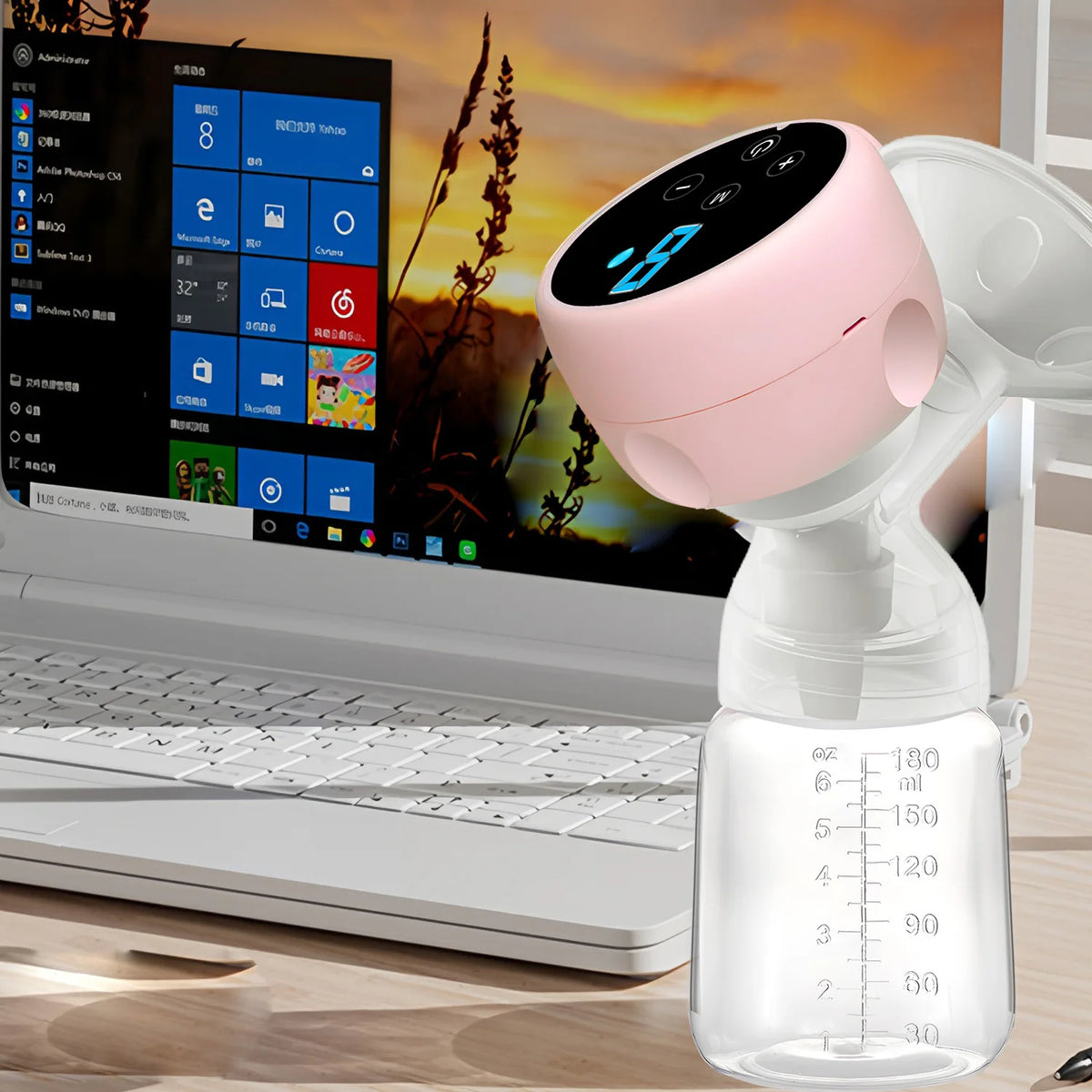 New Portable Electric Breast Pump USB Chargable Portable Milk Extractor Automatic Milker Comfort Breastfeeding