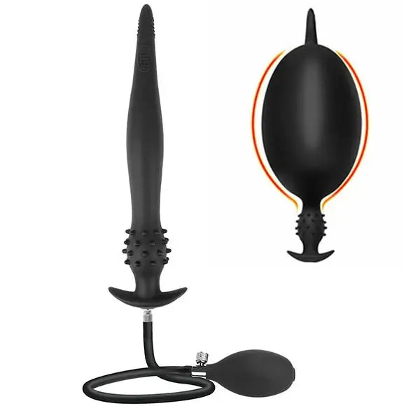 Folding Inflatable Anal Plug Super Huge BDSM Inflate Buttplug Expandable Dildo Pump Anal Dilator For Women/Men Vaginal Anal Toys