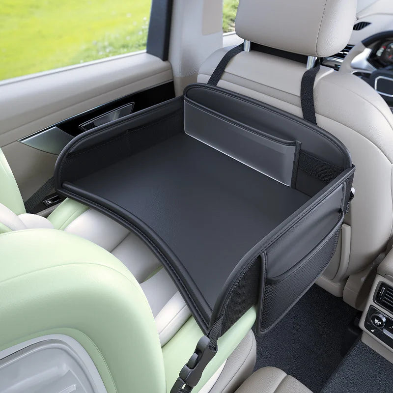 Car Seat Back Hanging Bag, Rear Seat Kids' Lunch Desk, Food Tray, Long Trip Movie Phone Holder, Large Capacity Storage Bag