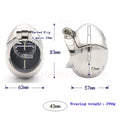 Stainless Steel Fully Restraint Male Chastity Devices With Thorn Ring,Scrotum Ball Stretcher,Metal Cock Cage,BDSM SexToy For Men