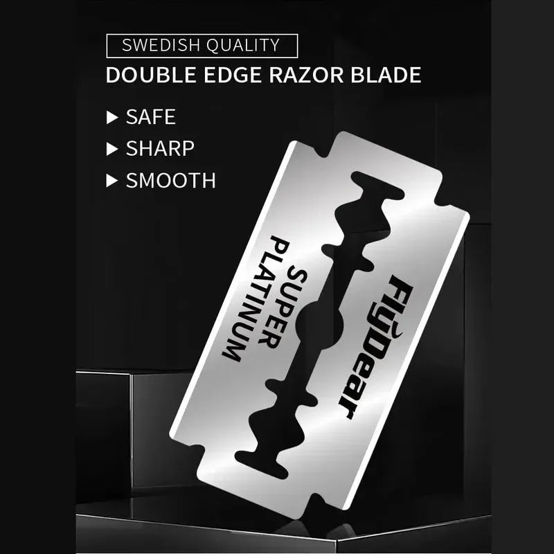 10/30/50/60/80Pcs Razor Stainless Steel Double-Blade Razor Razor Razor Old Fashioned Razor Manual Shaving For Men