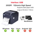 Xprinter 152MM/S Thermal Shipping Label Printer Barocde Sticker Printer 203DPI Printing Paper Width Between 25.4nm and 116mm