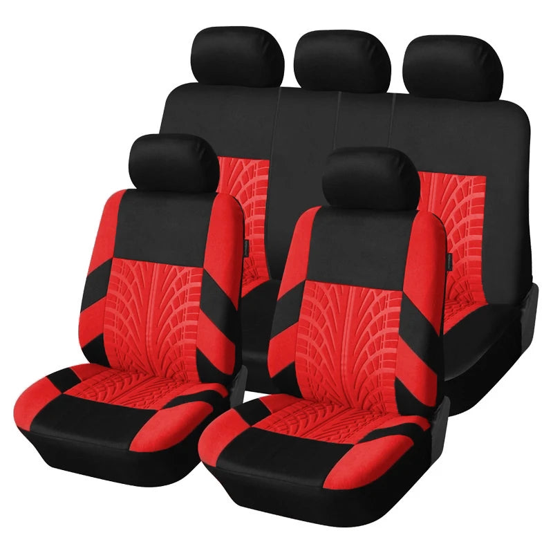 2/5PCS Car Seat Covers Set Universal Fit Most Car Covers with Tire Detail Suitable for Independent Seat Covers Protecting Seats
