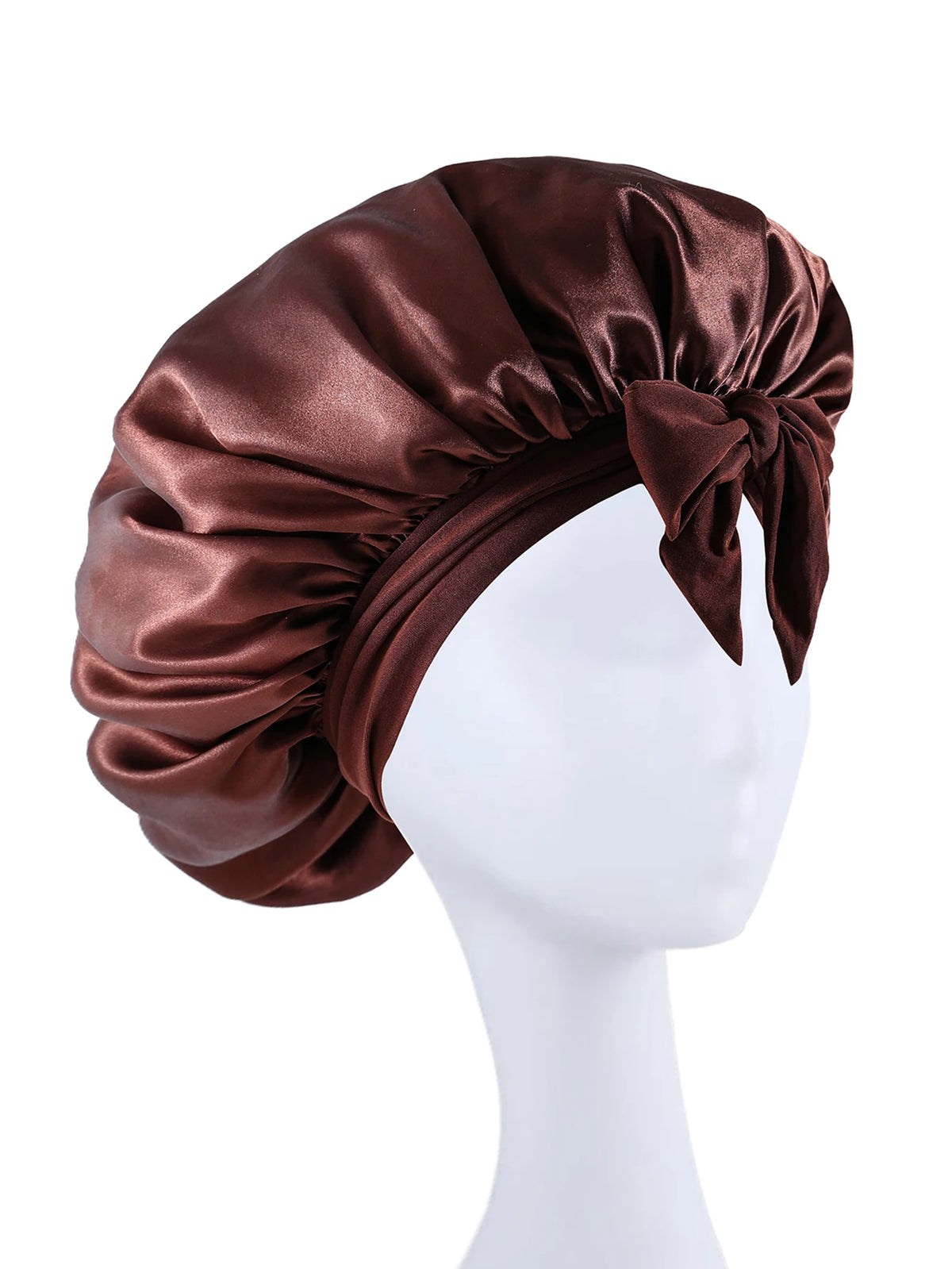 Satin Bonnet Silk Bonnet Adjustable Bonnet For Sleeping Hair Bonnet With Tie Band Bonnets For Women Men