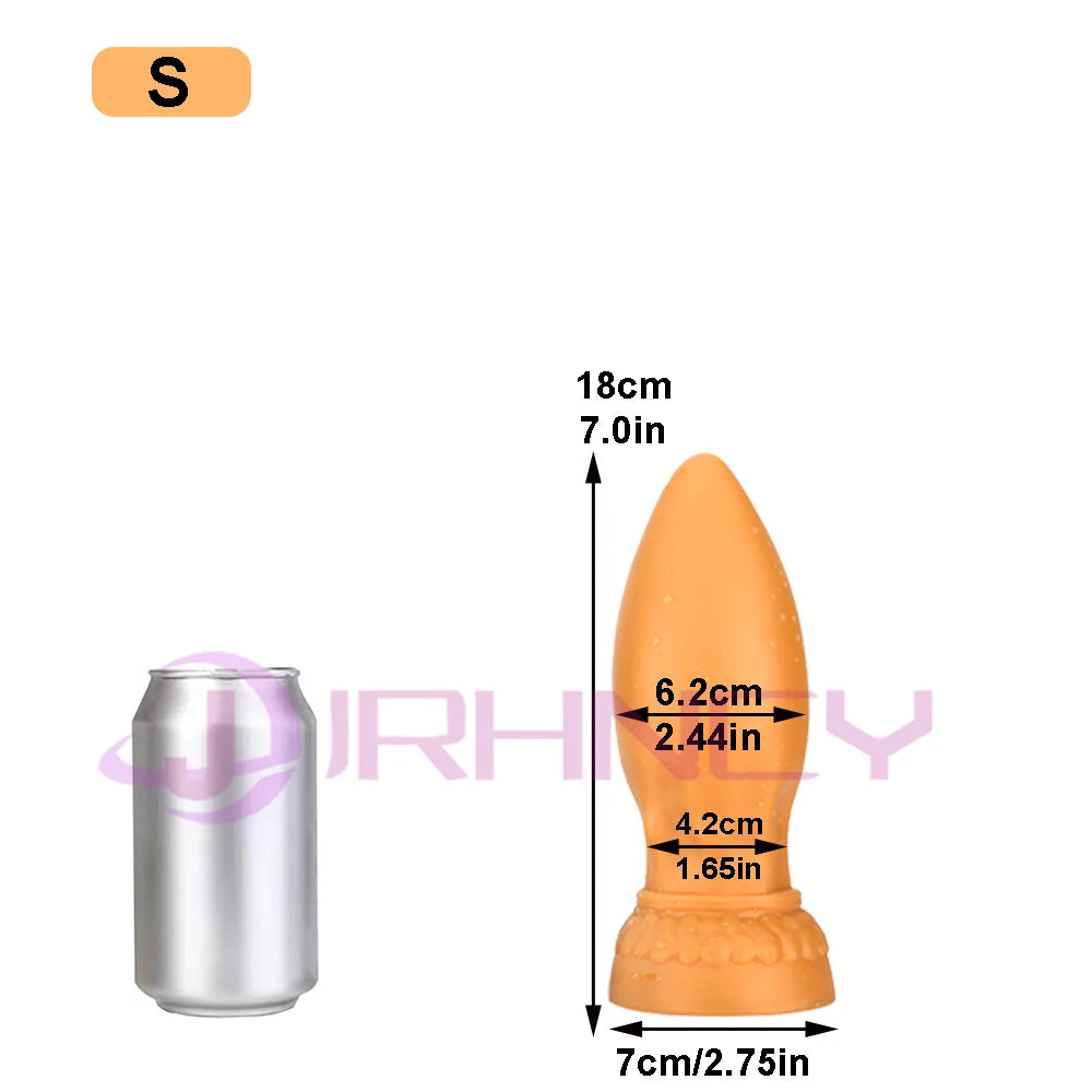 S-XXL Huge Anal Plug Dildo Sexytoy for Women Men Soft Silicone Big Butt Plug Fisting Anal Dilation Prostate Massage Masturbation