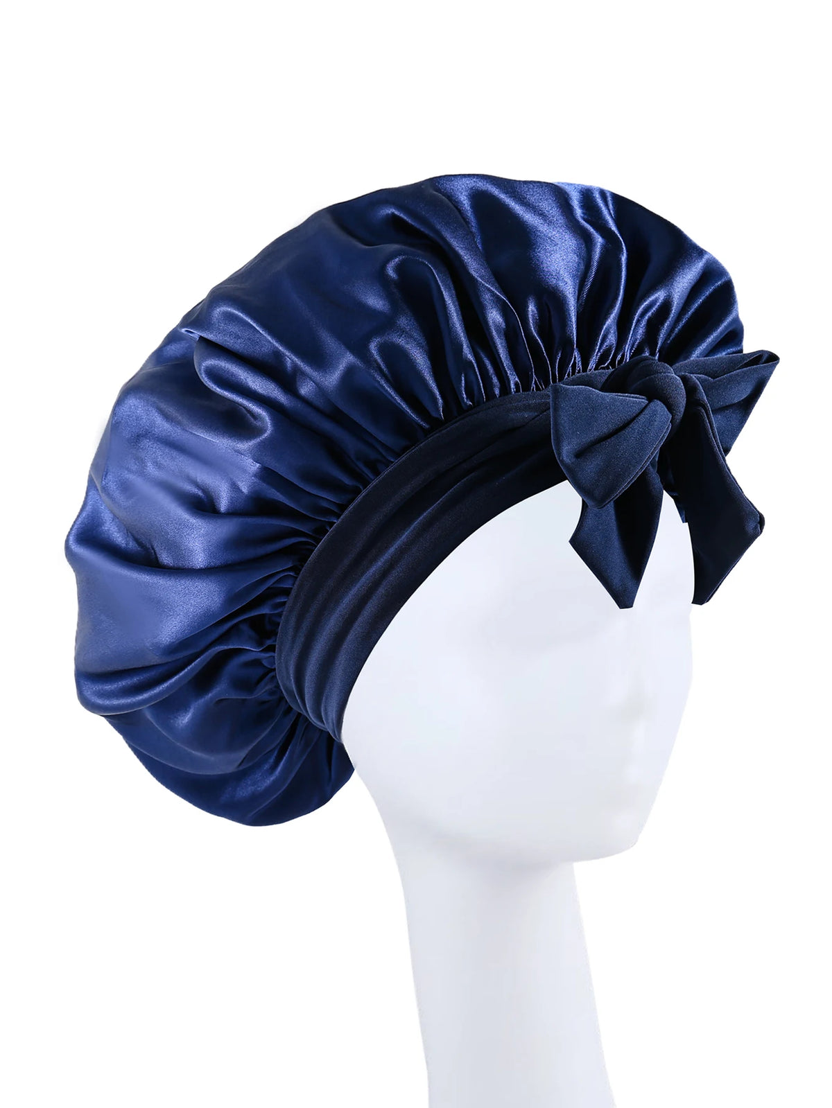 Satin Bonnet Silk Bonnet Adjustable Bonnet For Sleeping Hair Bonnet With Tie Band Bonnets For Women Men