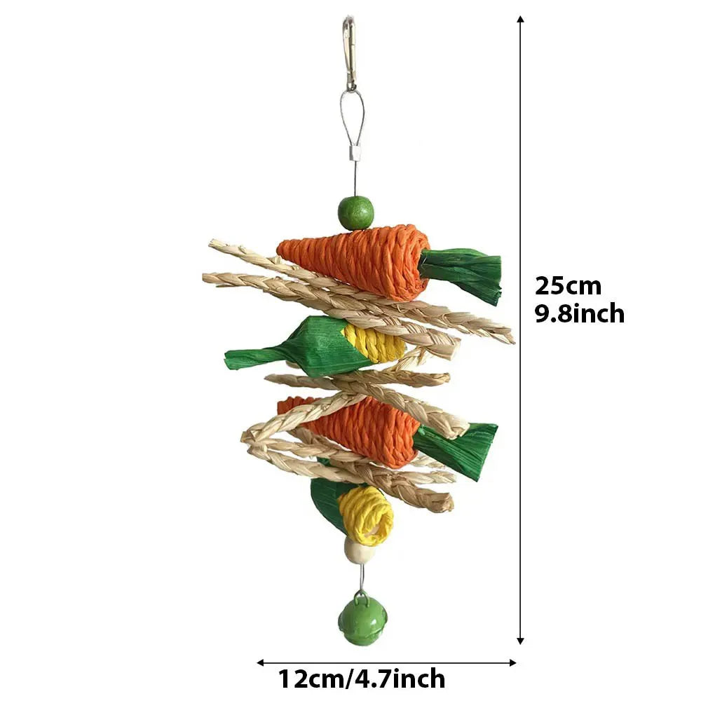 Small Animal Chew Toys For Ribbit Bunny Hamster Guinea Chinchillas Tooth Cleaning Molar Grinding Toys Pet Supplies