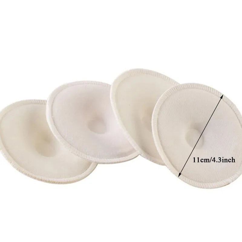 4/8Pcs New Bamboo Breast Pad Nursing Pads For Mum Washable Waterproof Feeding Pad Bamboo Reusable
