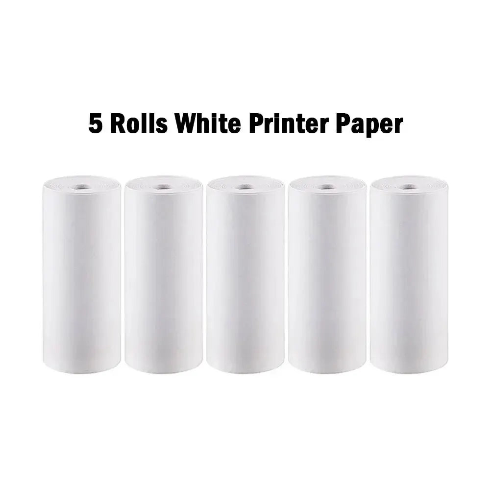HD Mini Portable Thermal Printer 57mm Self-Adhesive Paper Label Sticker for Phone Picture Photo Printing Universal Portable Labe