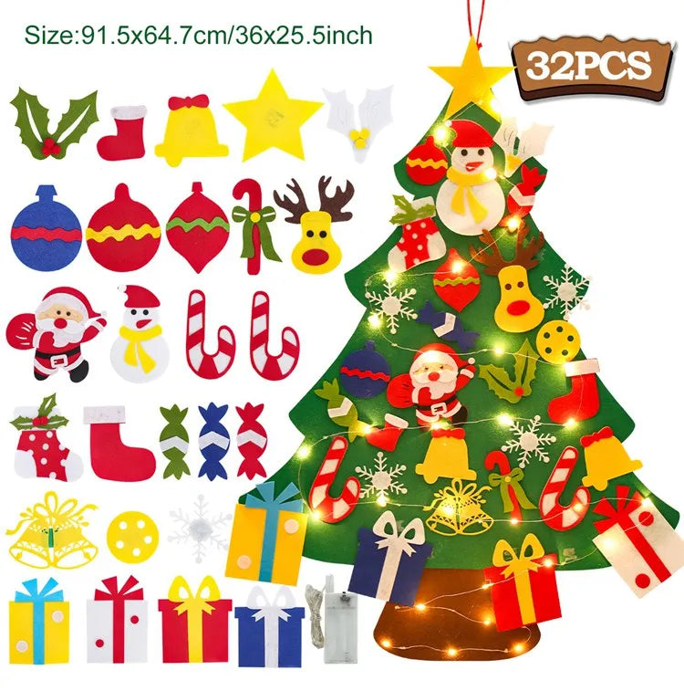 Christmas Tree Merry Christmas Decorations For Home. Cristmas Ornament Xmas Navidad Gifts Santa Claus New Year Tree