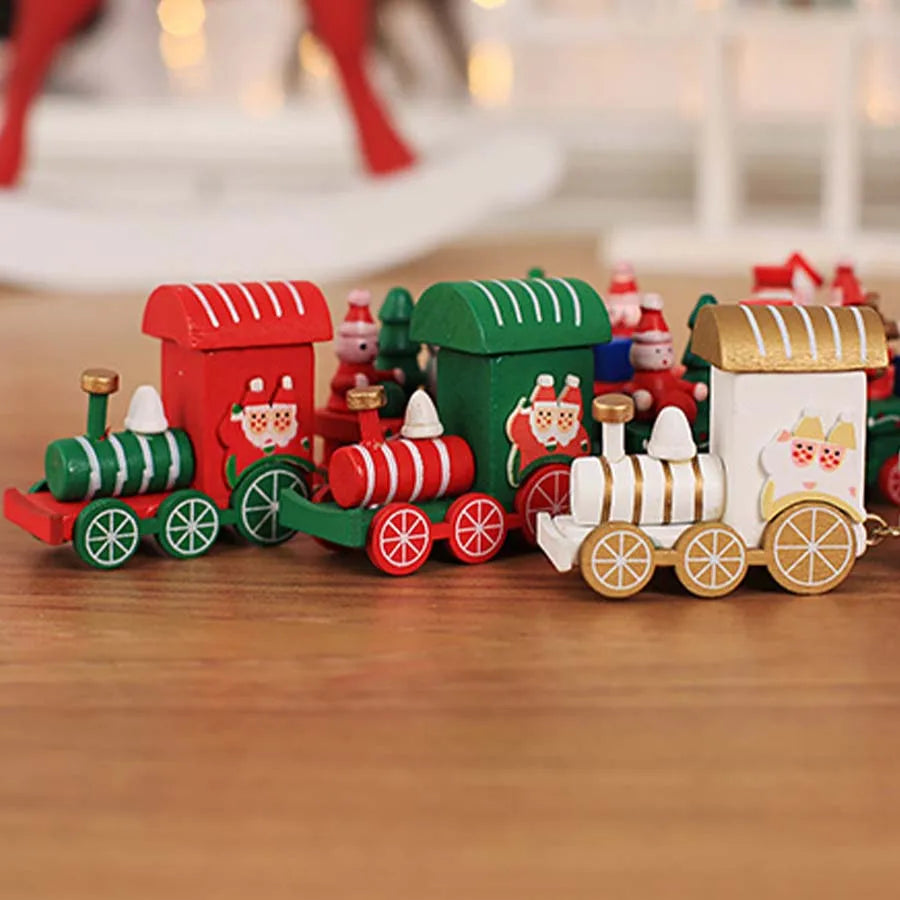 Christmas Train Merry Christmas Decorations For Home,  Cristmas Ornament Xmas Navidad Noel Gifts Happy New Year Gifts