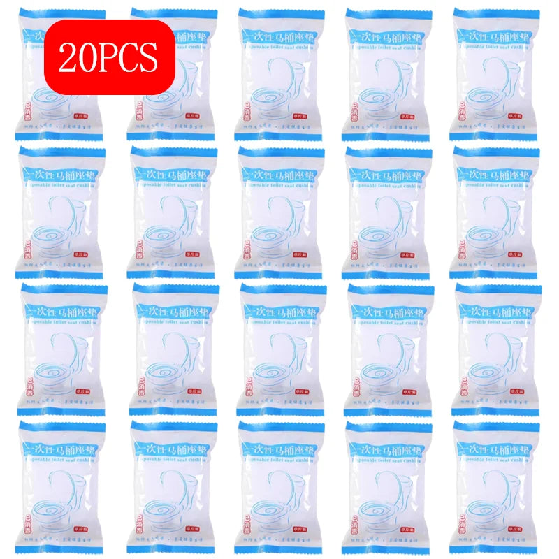 Portable Disposable Toilet Seat Cover Waterproof Safety Non-woven Toilet Seat Pad for Travel Hotel Toilet Bathroom Accessories
