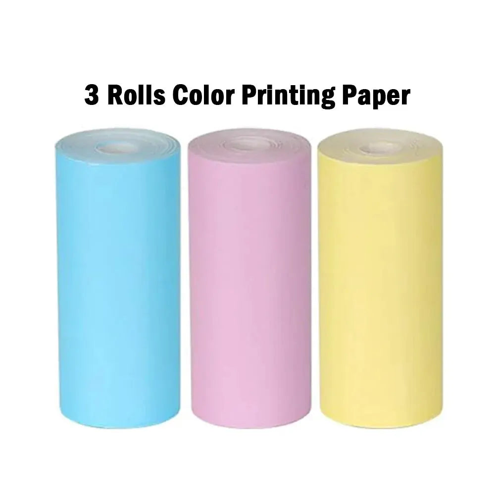 HD Mini Portable Thermal Printer 57mm Self-Adhesive Paper Label Sticker for Phone Picture Photo Printing Universal Portable Labe