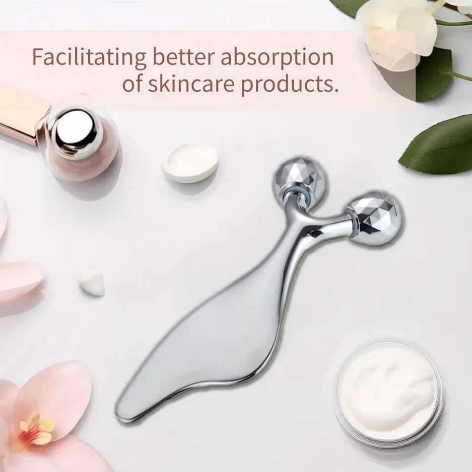 V Face Double Chin Remover & Gua Sha Massage Tool Electric Face Skin Lifting Firming Beauty Device Double Chin Reducer