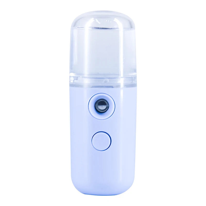 USB-Charging Mist Facial Sprayer Portable 30ml Mini Face Humidifier Beauty Skin Care Tools Nebulizer Face Moisturizing Sprayer