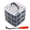 Car Plastic Retainer Clips Automobile Fender Push Pin Rivet Door Trim Panel Retainer Automobile Bumper Mixed Size Fasteners Tool