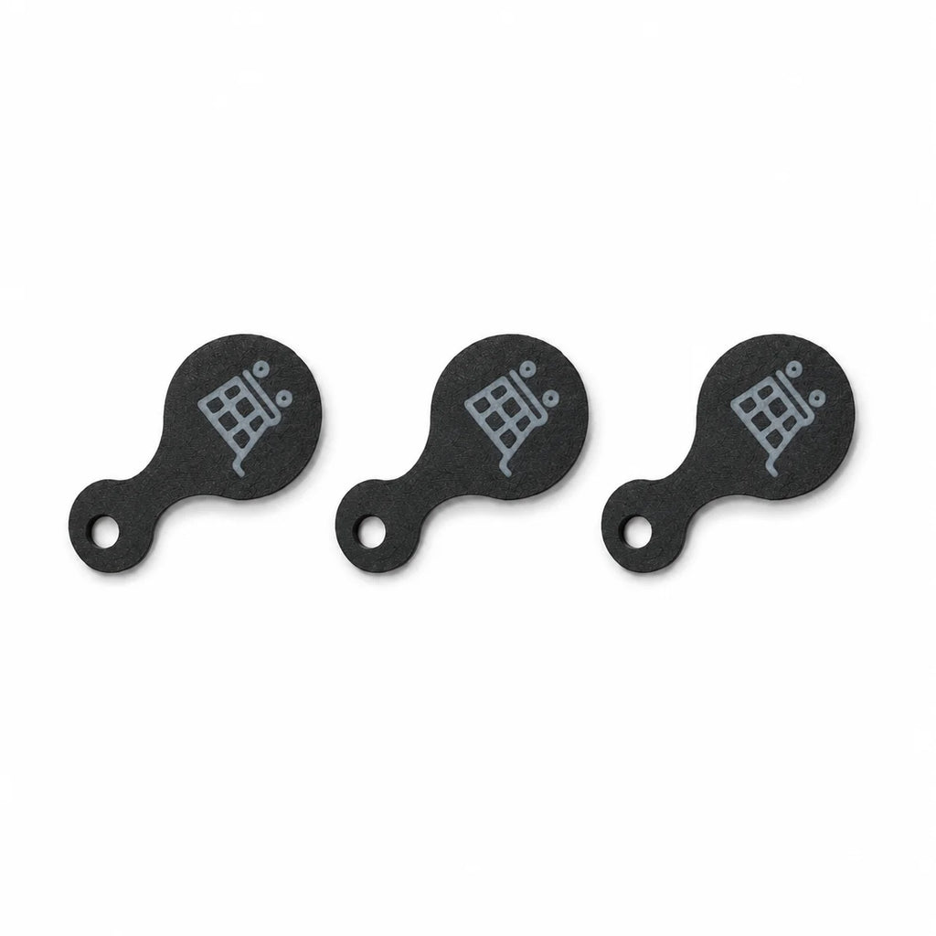 3Pcs Shopping Cart Token Keychain, 3D Plastic Trolley Unlock Tool, Compact Reusable Supermarket Accessory