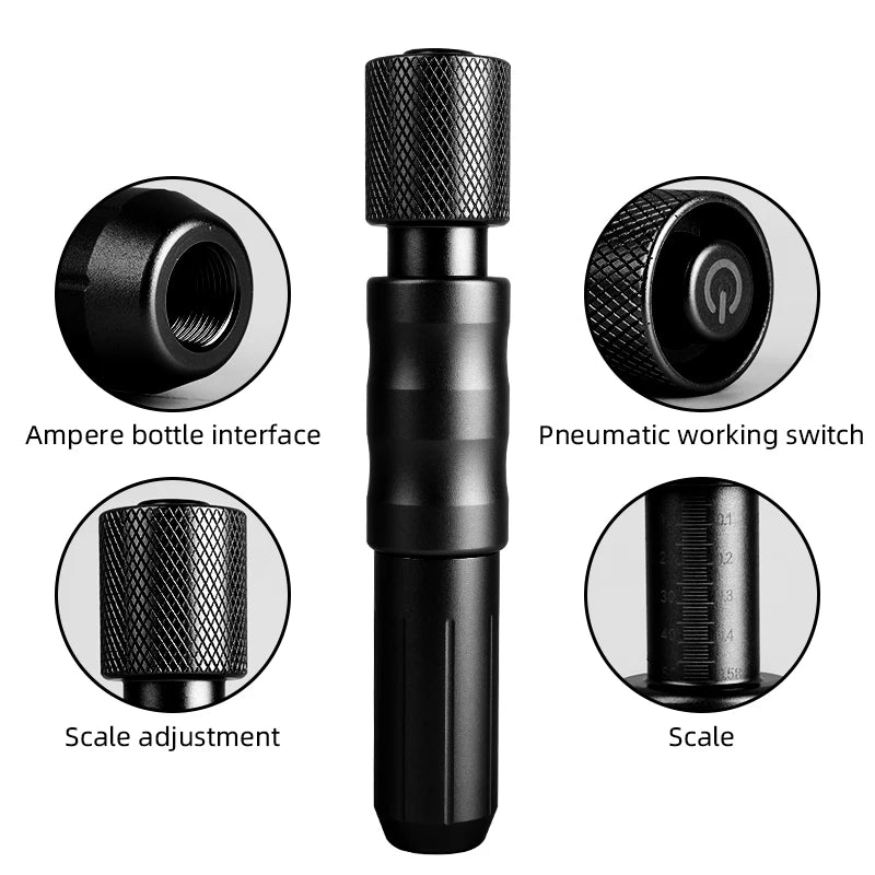 LESEN 0.3/0.5ML Adjustable Pressure Pen Meso Injection Gun Hyaluronic Acid Pen for Lip Filler Acid Syringe Atomizer Reduce
