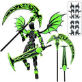 3D Printed Robot Model Reaper Robot Desktop Decoration 13 Action Model Multi-Jointed Movable Robot Dummy Action Model