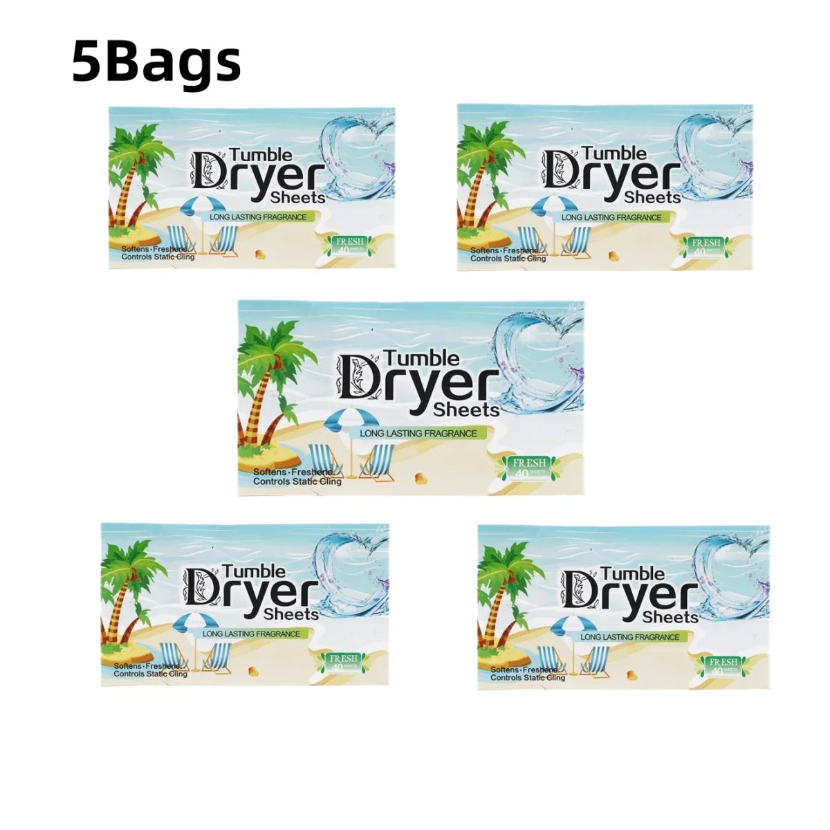 Dryer Sheets Bulk,Natural Plant Fabric Softener Anti Static Wrinkle Release Fresh Scent Laundry Sheets for Tumble Dryer Home Use